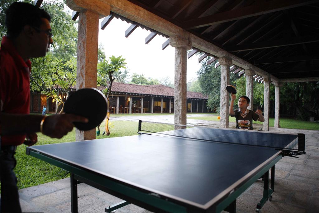 Heritage Madurai Exterior photo Table tennis at the resort